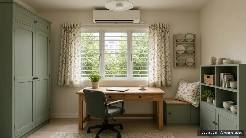 Study — English Cottage, HDB 5-room (illustrative)