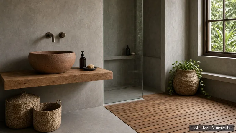 Master bath — Kampong Modern, Condo (illustrative)