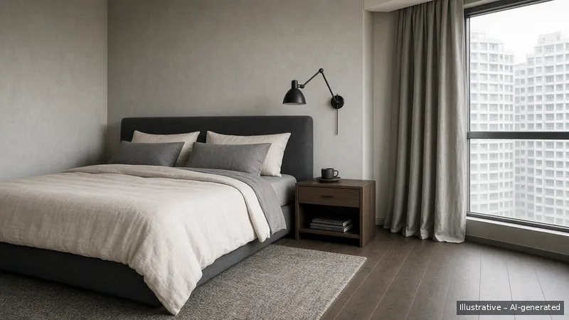 Master bedroom — Kopi Loft, Condo (illustrative)