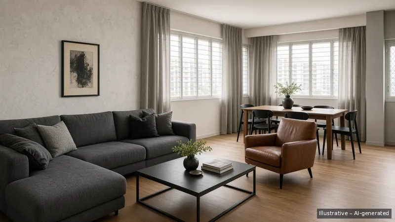 Living and dining — Kopi Loft (illustrative)