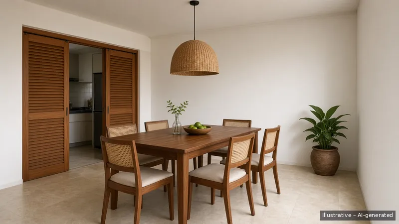 Dining — Monsoon Green (illustrative)
