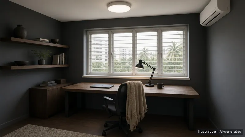 Study — Moody Nordic, HDB 5-room (illustrative)