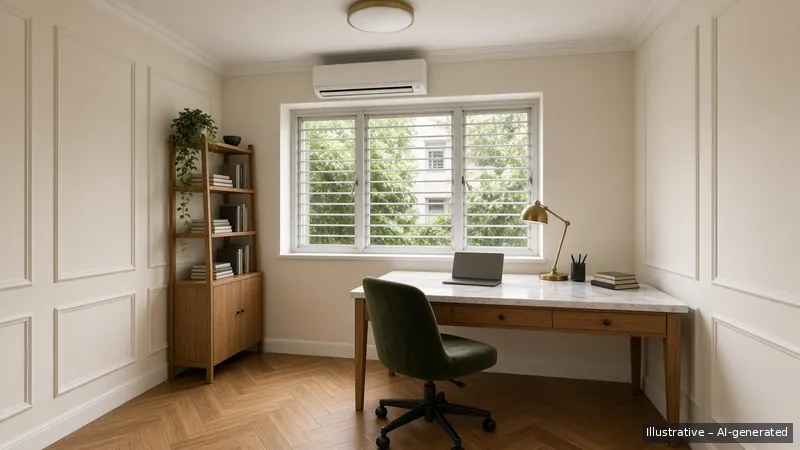 Study — Parisian Moulding, HDB 5-room (illustrative)